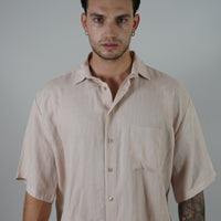 Camicia Simil Lino Nude