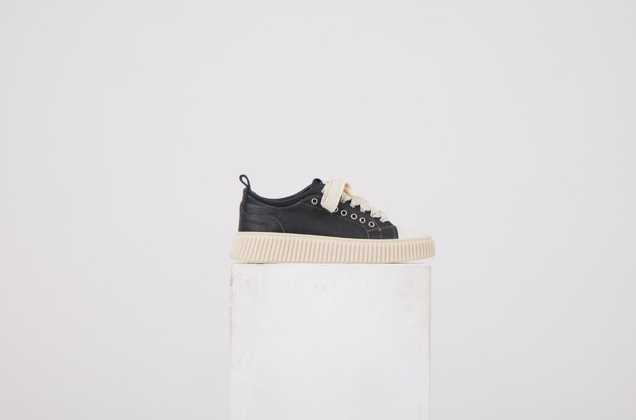 Sneakers Asensyo Black Pelle