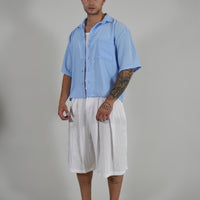 Camicia Simil Lino Sky