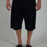 Bermuda Super Pencies Simil Lino Black