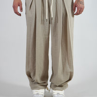 Pantalone Deep Pencies Beige Simil Lino