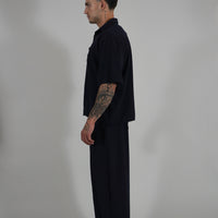 Pantalone Super Pencies Simil Lino Navy