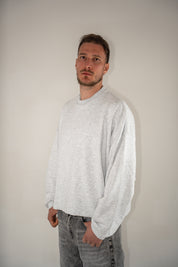 Felpa Crewneck Boxy Grey