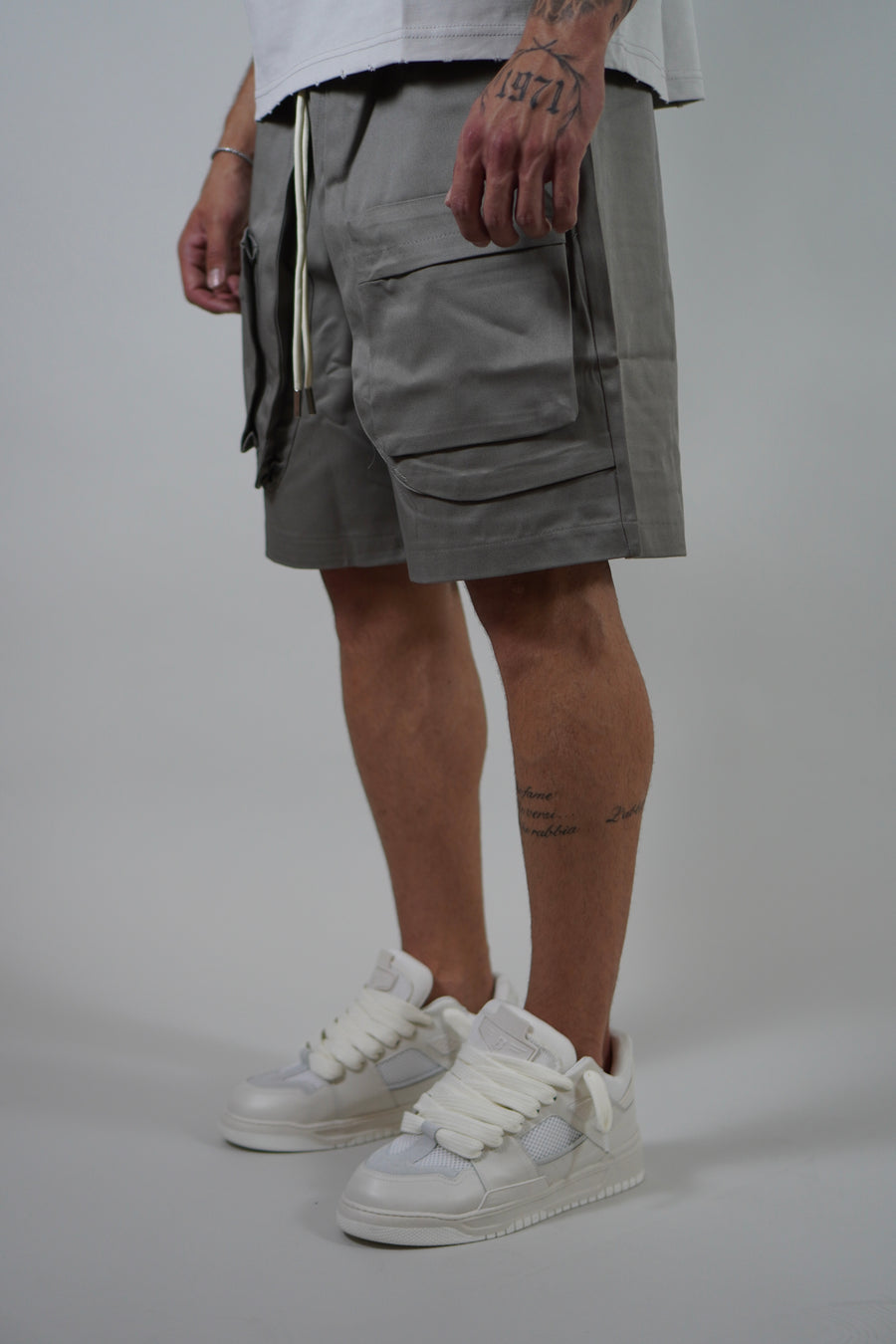 Bermuda Track Zip Ferro