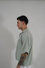 Camicia Simil Lino Mint