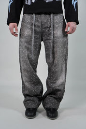 OVR Jeans Rhinestone Grey