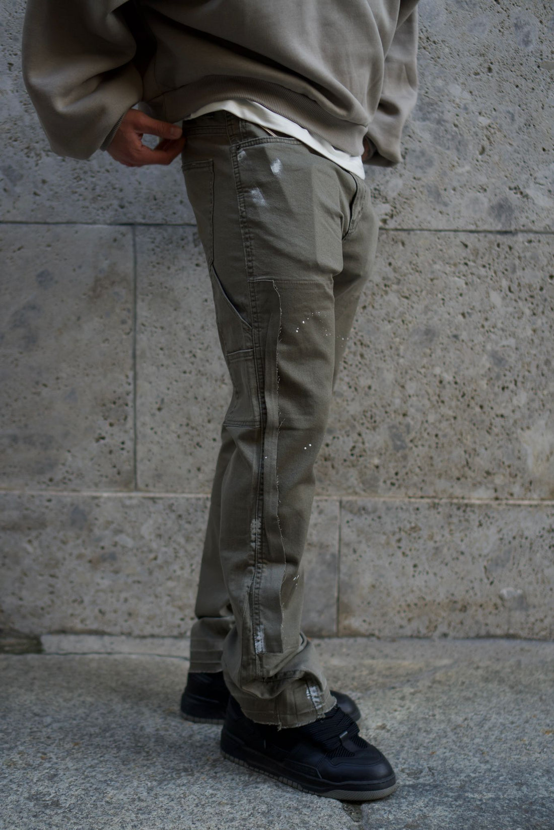 Jeans Flare Khaki