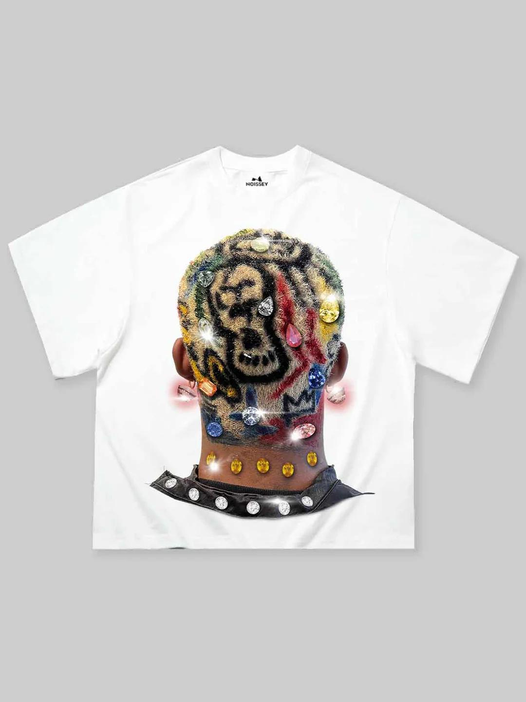 T-Shirt Boxy Hair Diamond