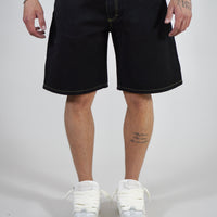 Short Contrast Black