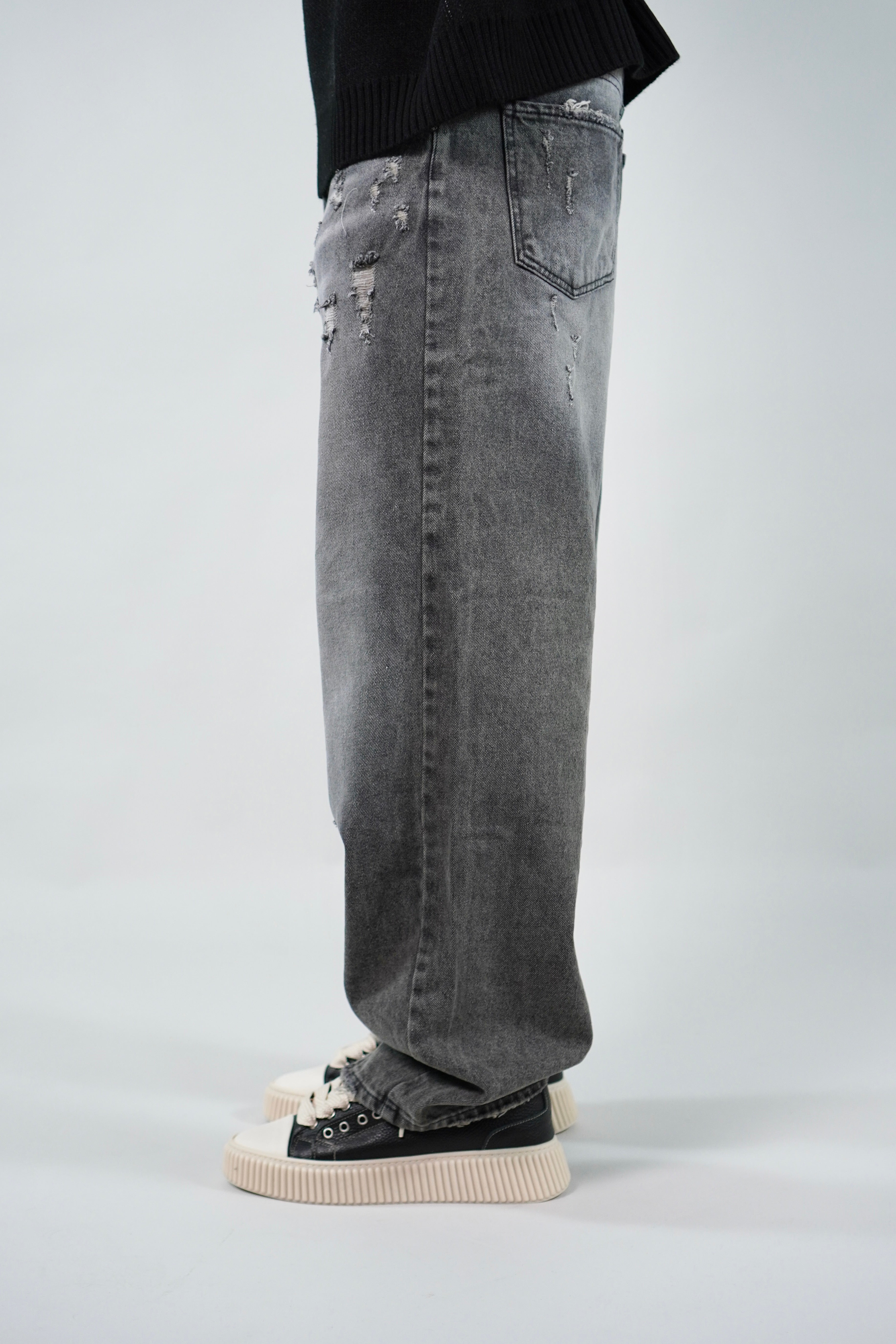 Jeans Super Baggy 01 Stone