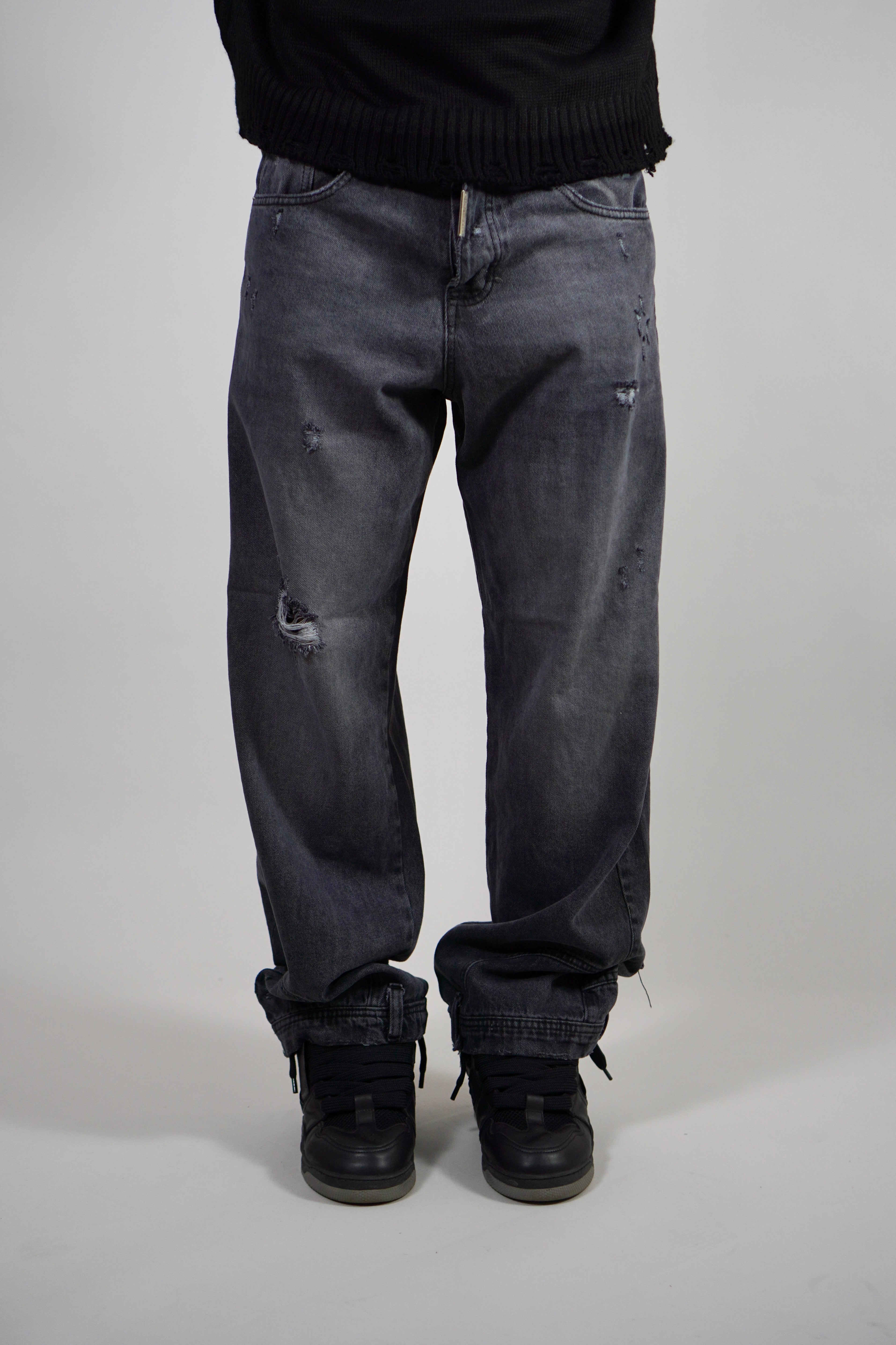 Jeans Reverse Pocket Grey