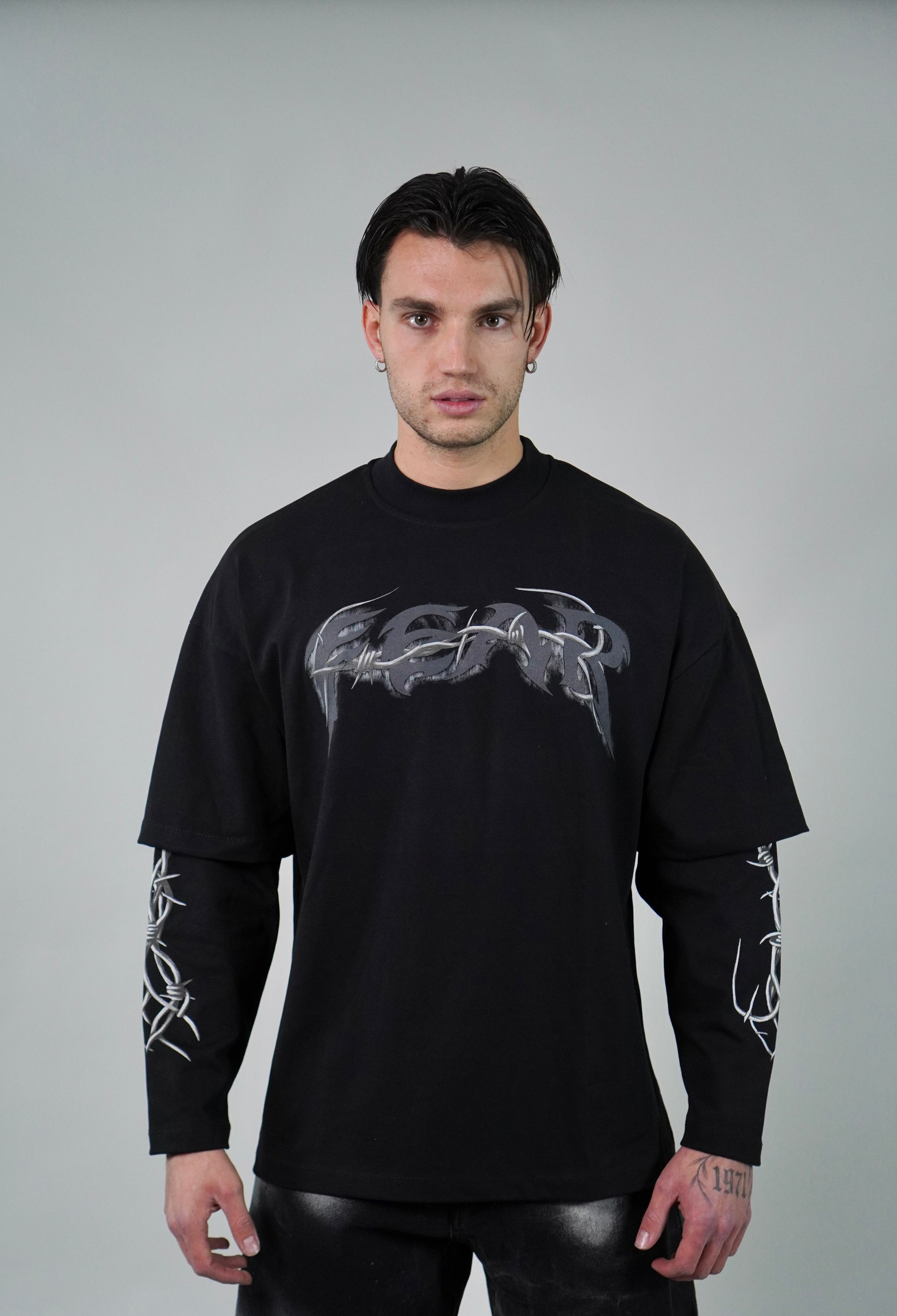 Longsleeve Double Fear Black