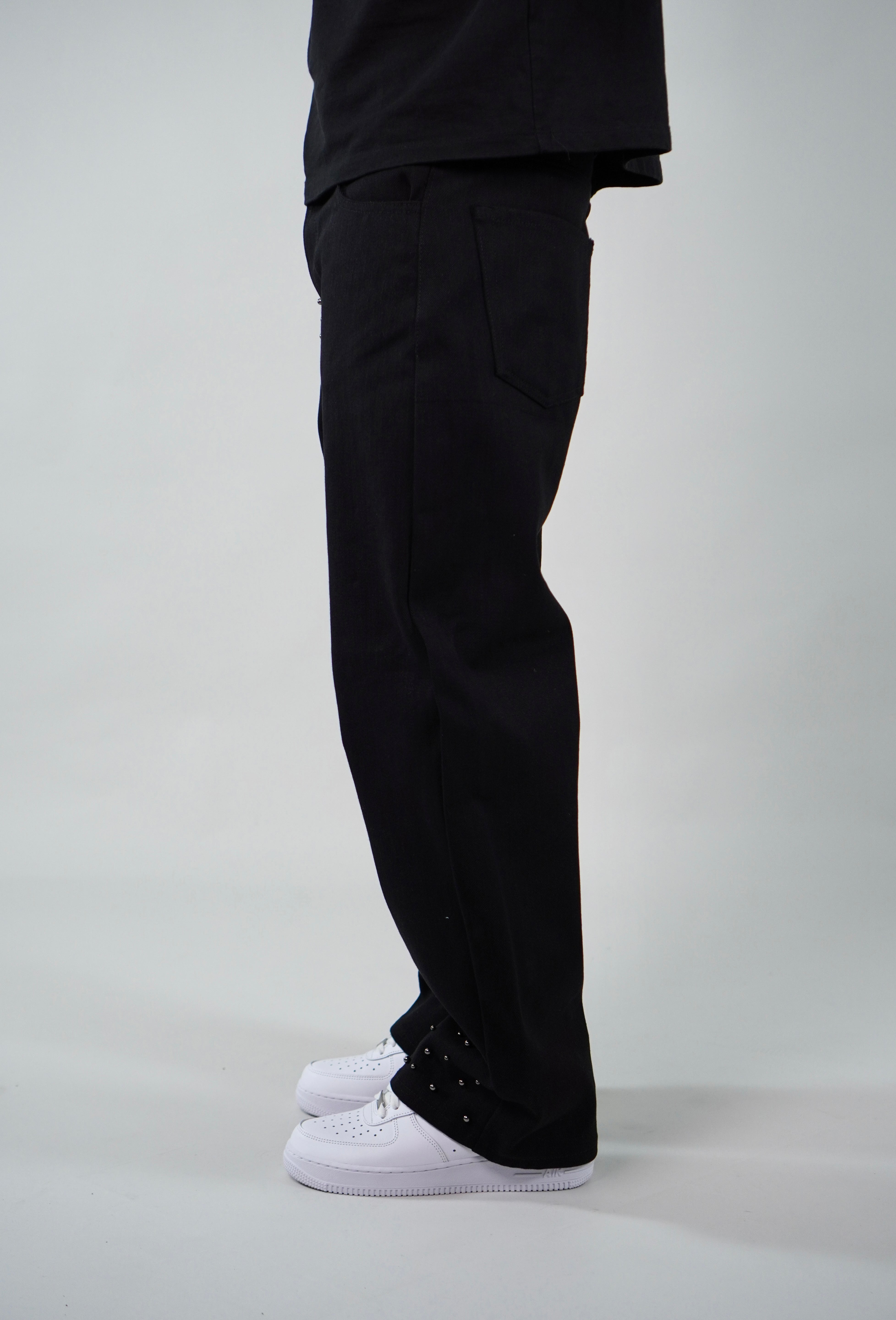 Jeans Super Baggy Perline