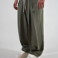 Pantalone Deep Pencies Simil Lino Military