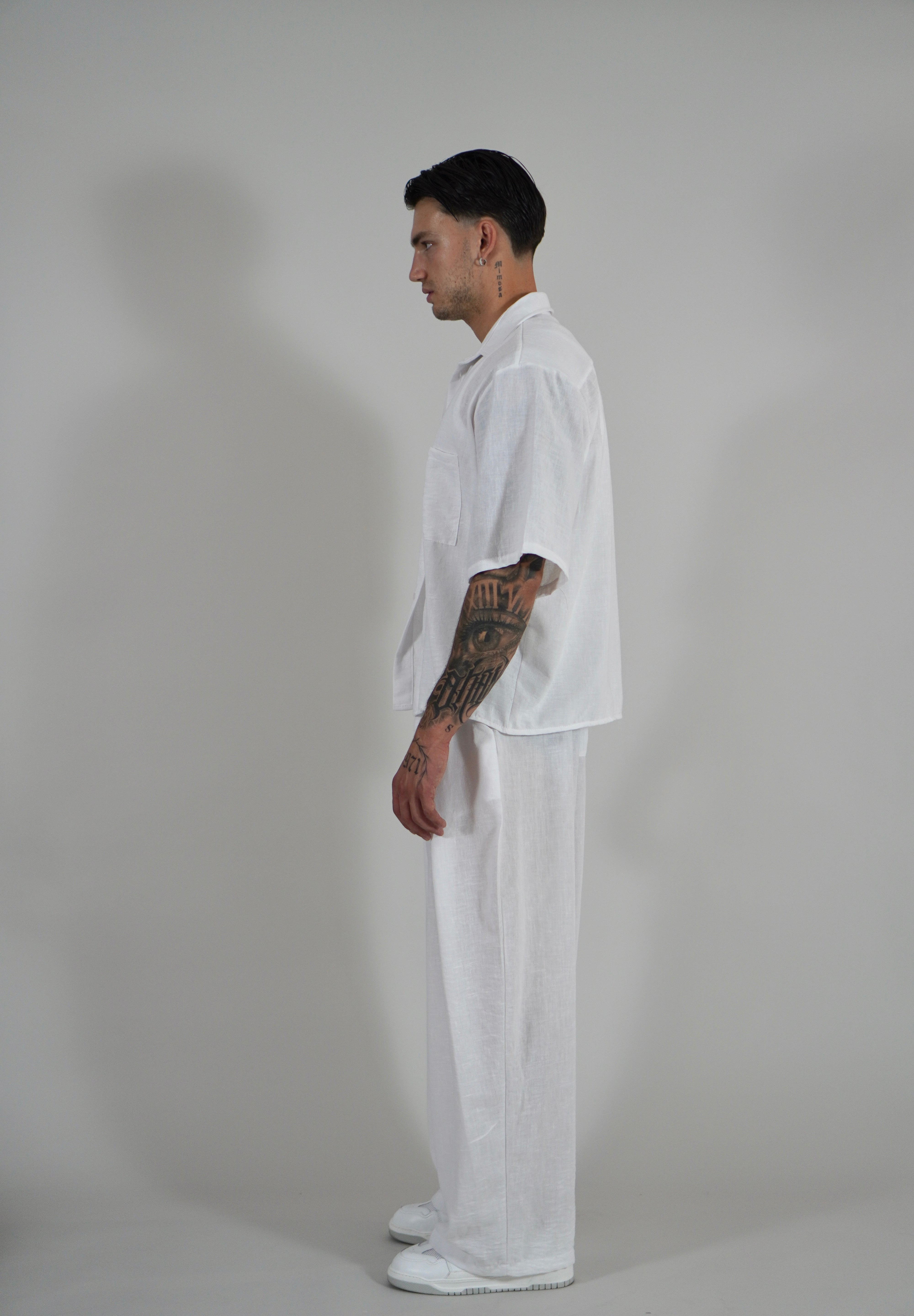 Pantalone Super Pencies Simil Lino White