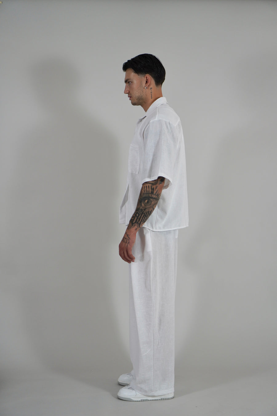 Pantalone Super Pencies Simil Lino White