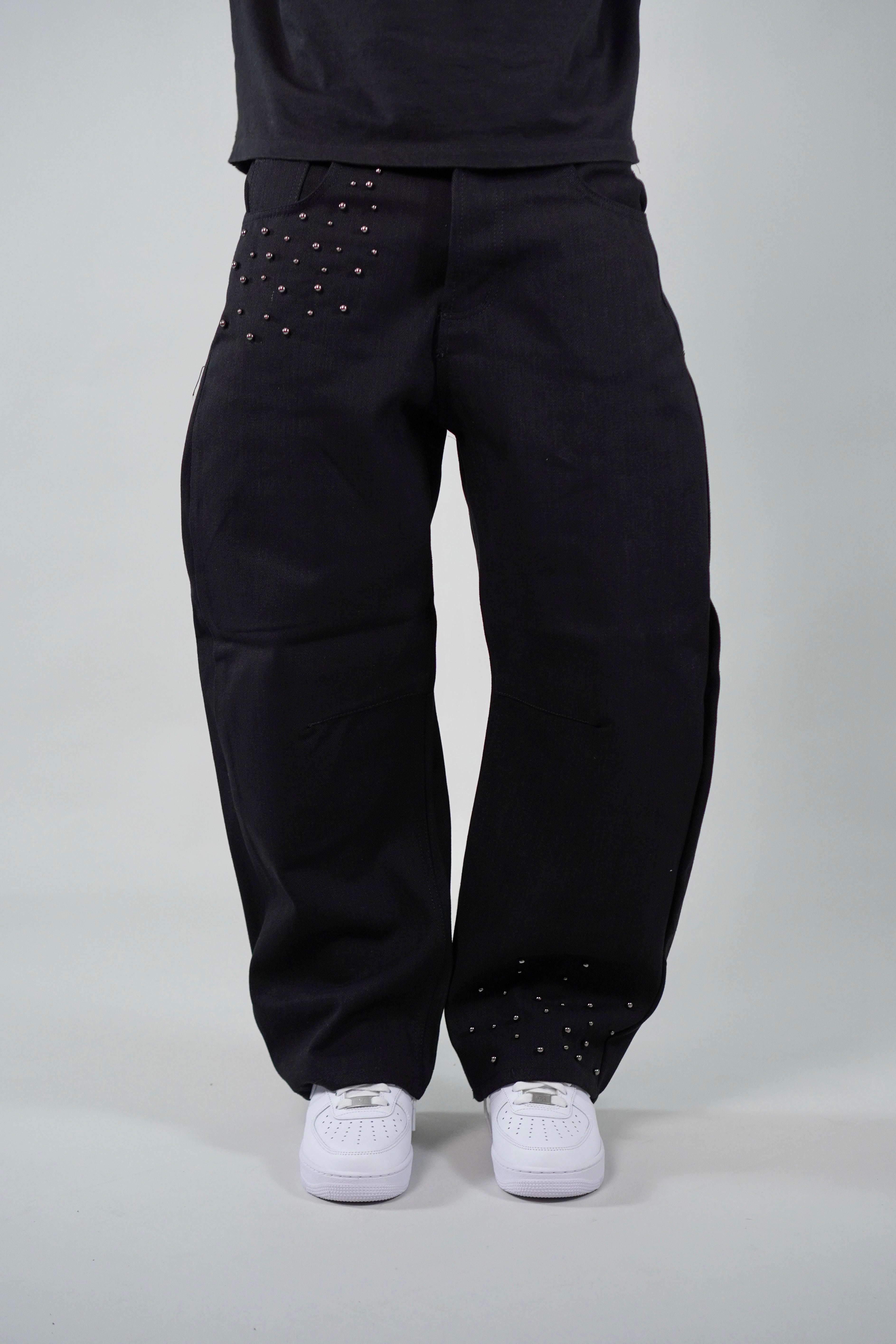 Jeans Super Baggy Perline