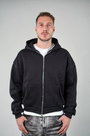 Hoodie Zip Black