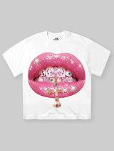 T-Shirt Boxy Shock Lip