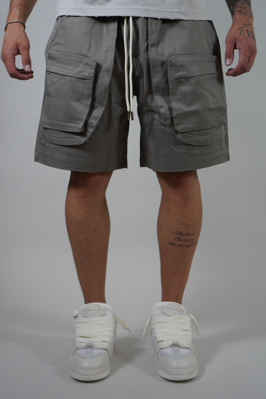Bermuda Track Zip Ferro