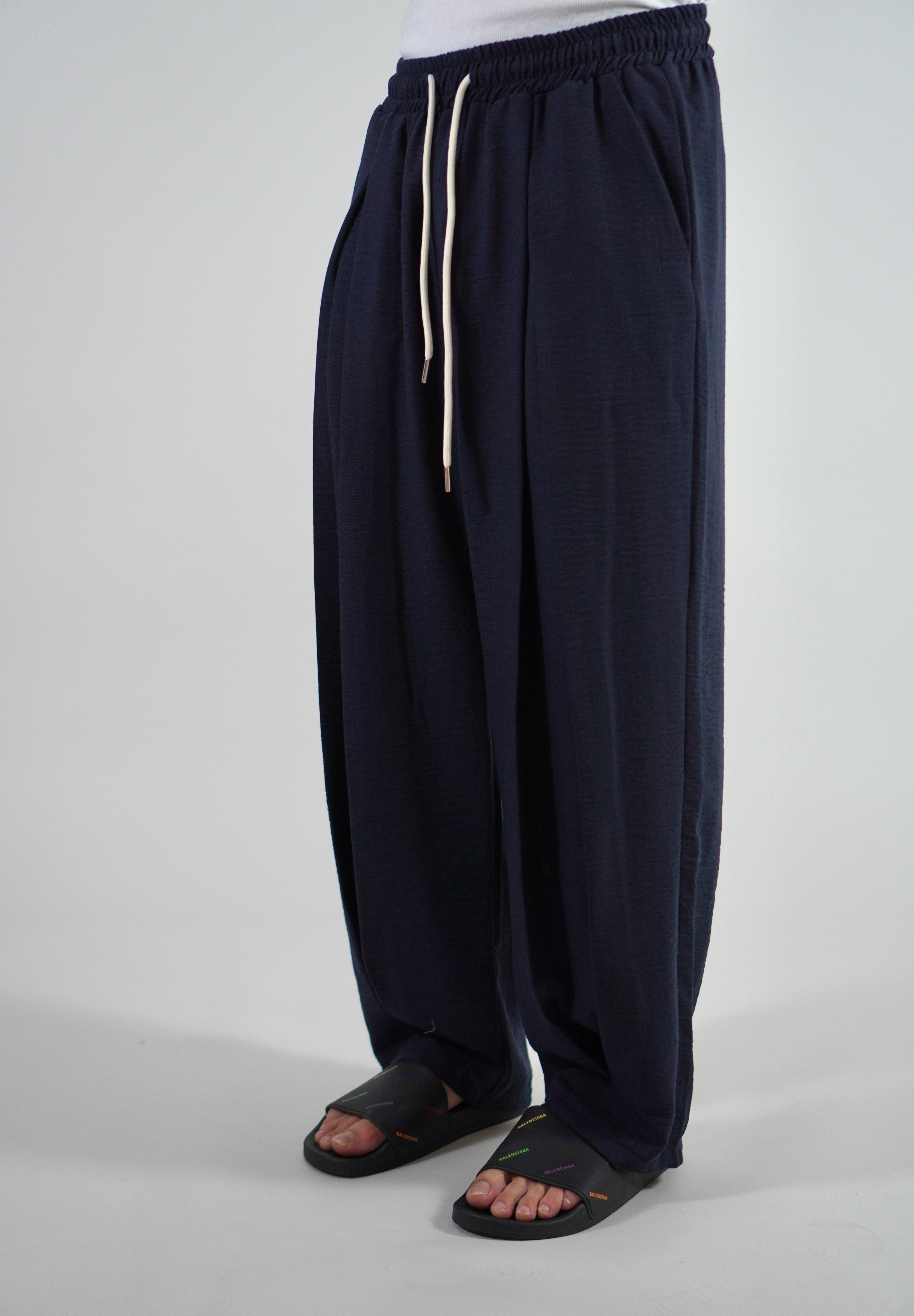 Pantalone Deep Pencies Simil Lino Navy