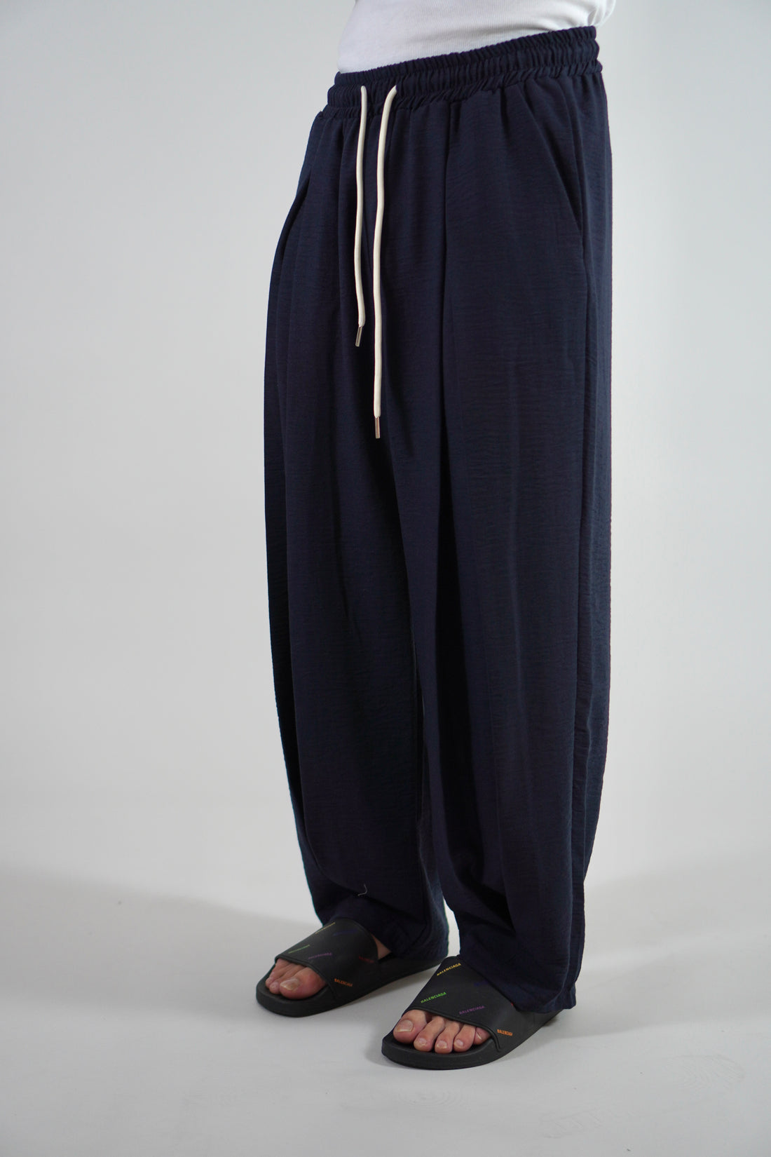 Pantalone Deep Simil Lino Navy
