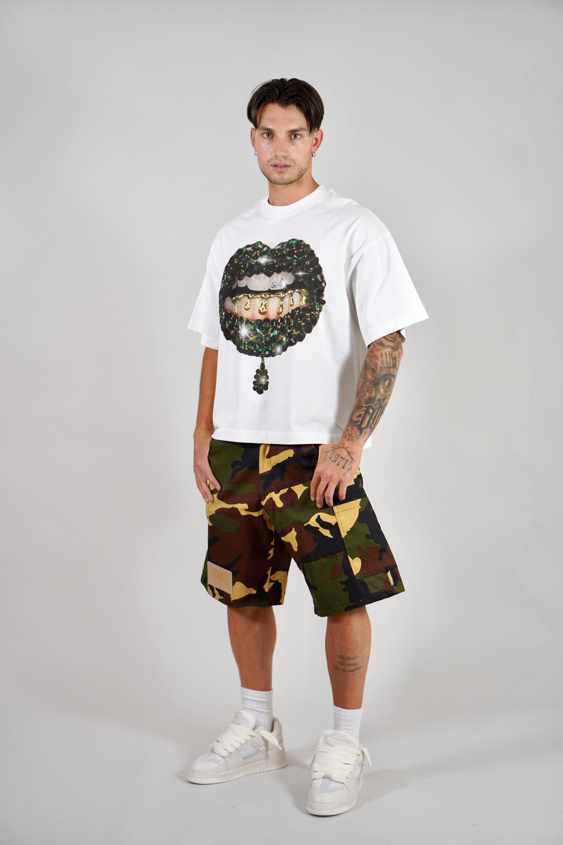 T-Shirt Green Gem Lip