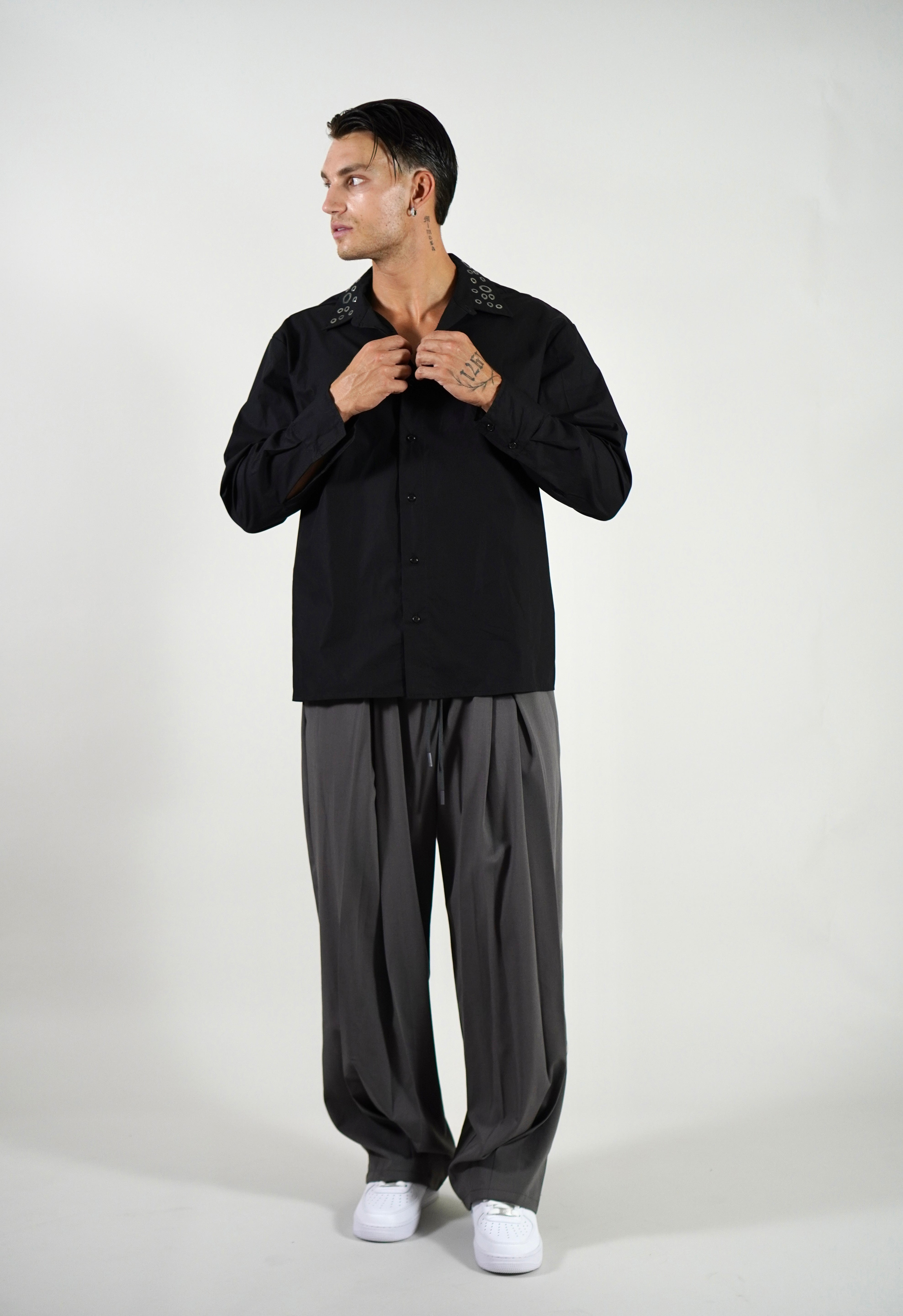 Camicia Black Borchie