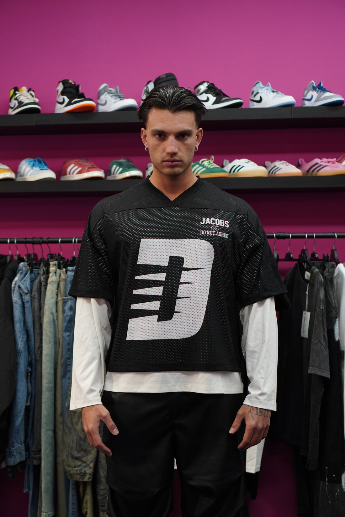 T-shirt Net Black