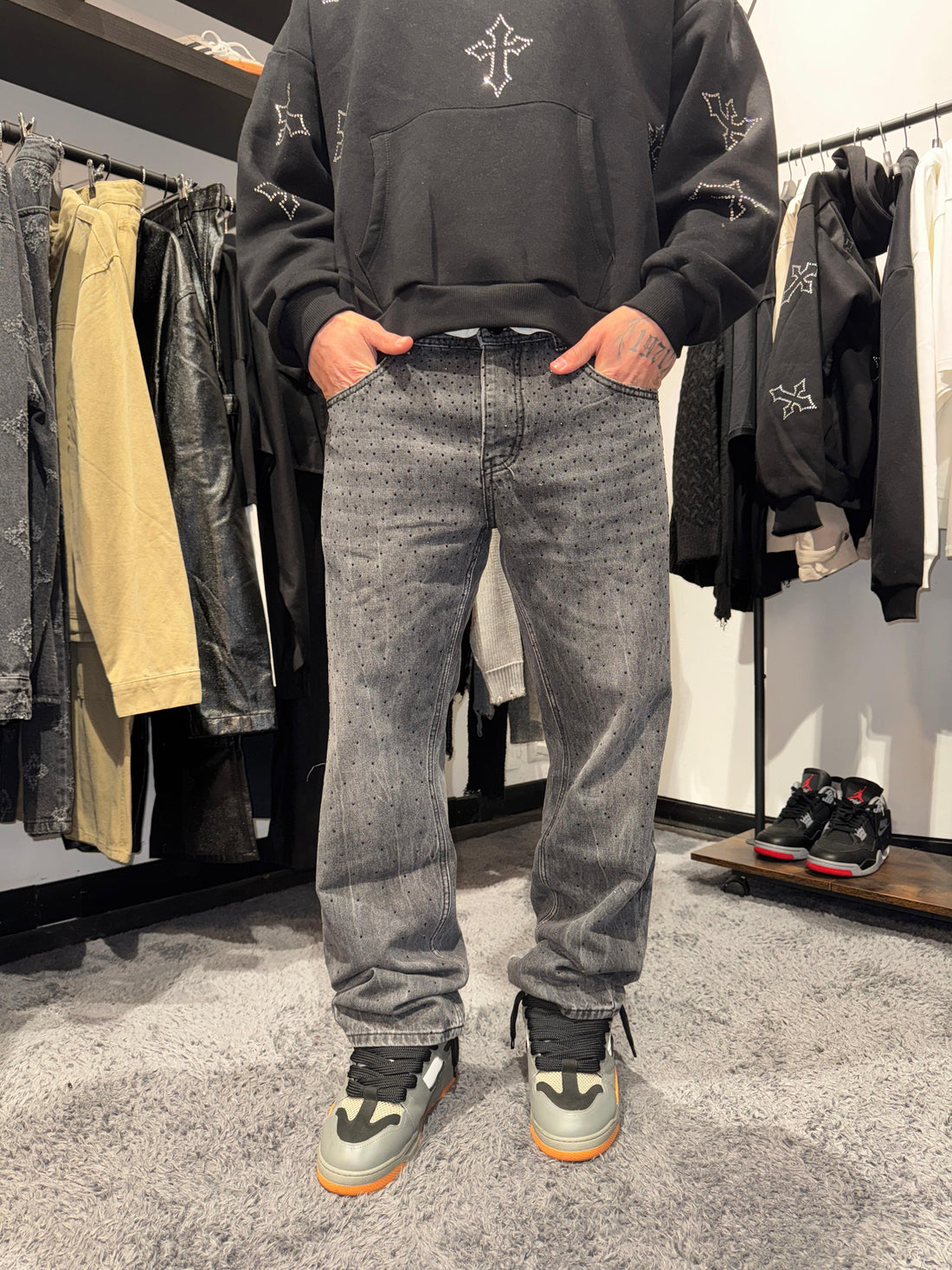 Jeans Black Shine