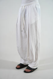 Pantalone Deep Pencies Simil Lino White