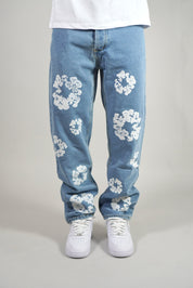 Jeans Baggy Flower