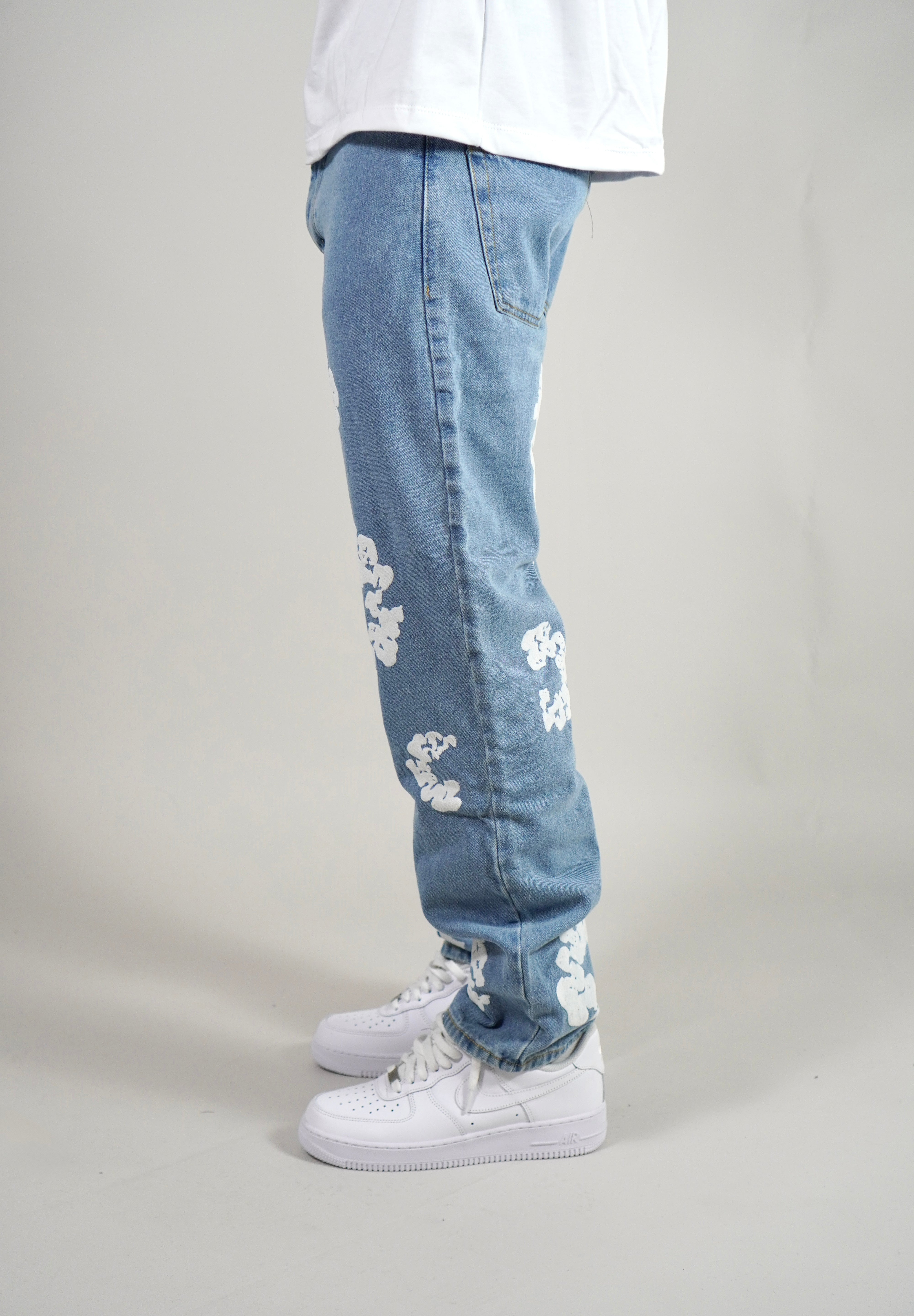 Jeans Baggy Flower