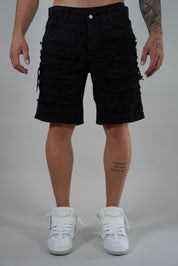 Bermuda Ripped Black