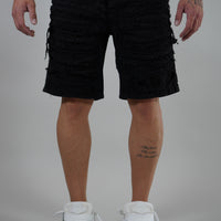 Bermuda Ripped Black