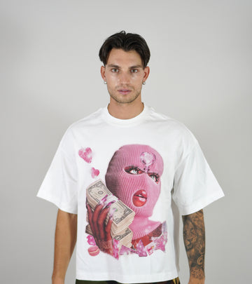 T-Shirt Balaclava Pink