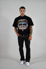 T-Shirt White Metal Colored