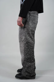 OVR Jeans Rhinestone Grey