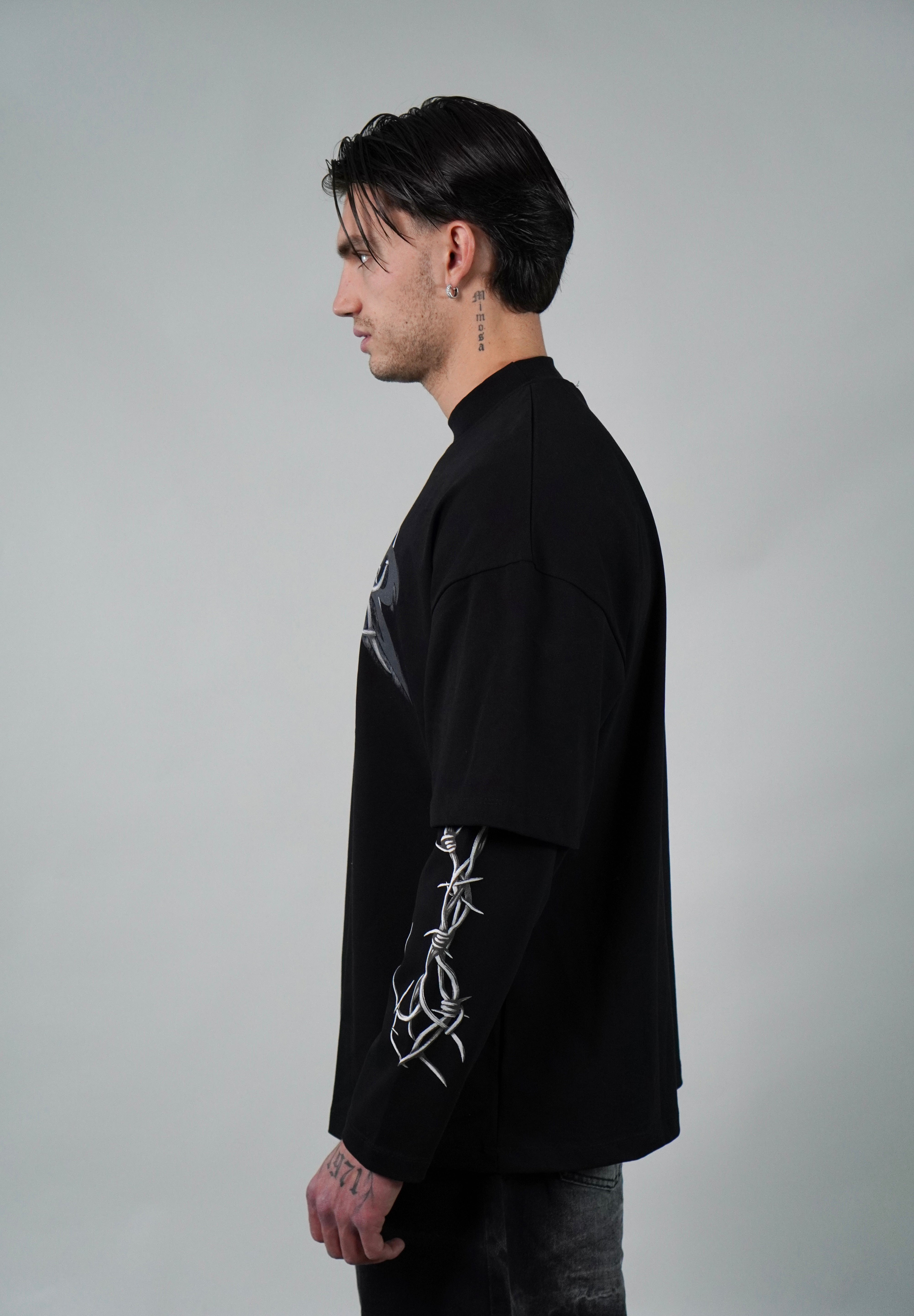 Longsleeve Double Fear Black