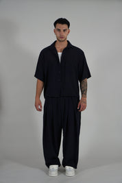 Pantalone Super Pencies Simil Lino Navy
