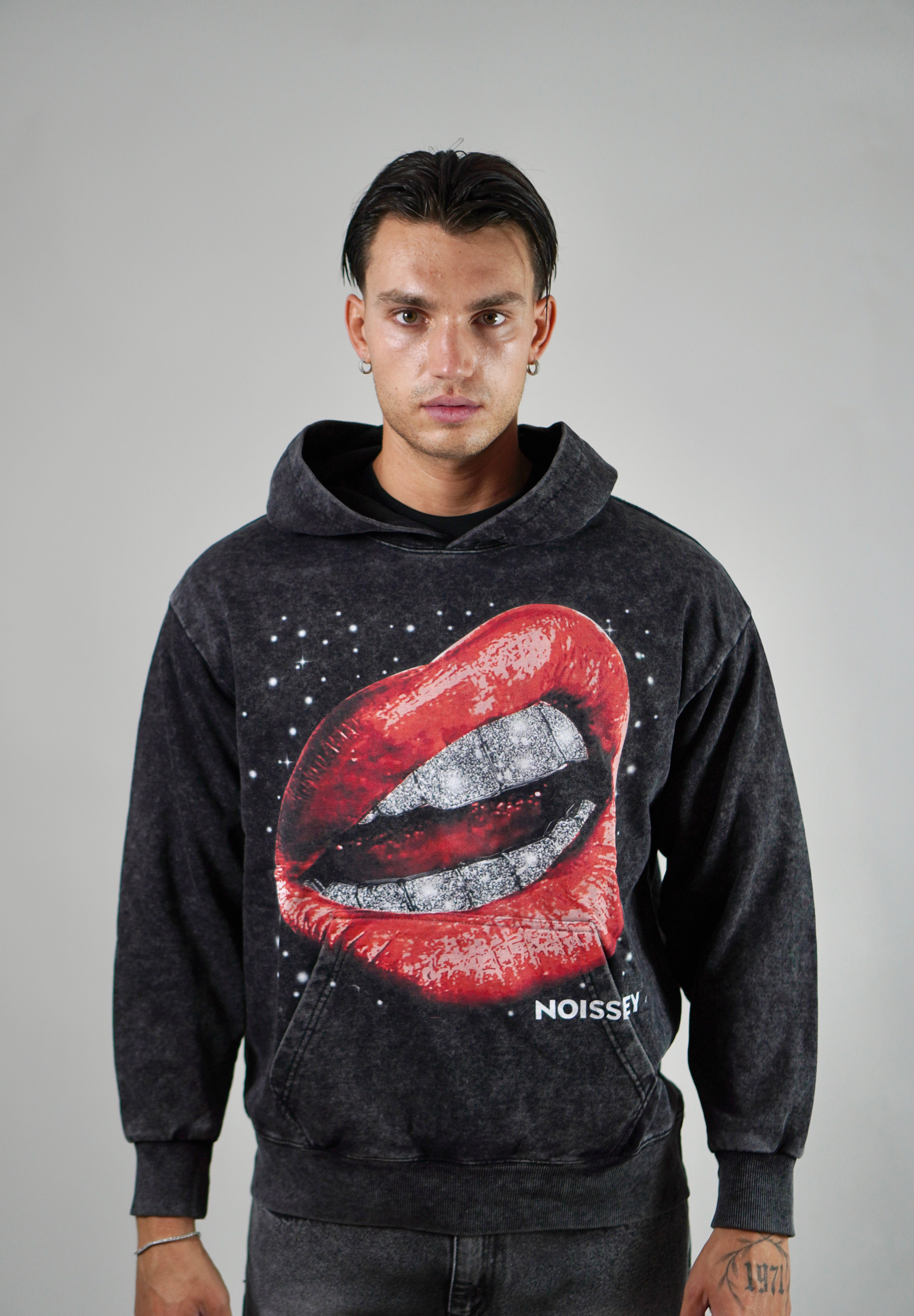 Hoodie Dazzling Red Lips