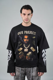 OVR Longsleeve Double Pop Black