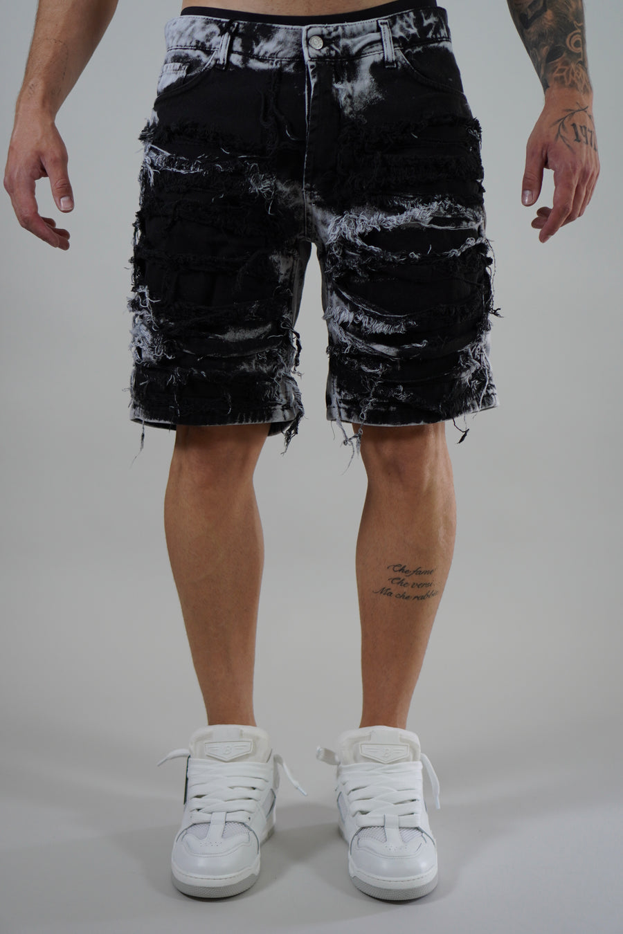 Bermuda Ripped Faded