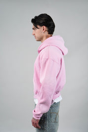 OVR Sunfaded Hoodie Pink