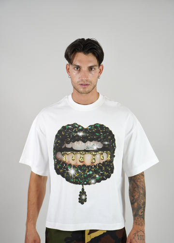 T-Shirt Green Gem Lip