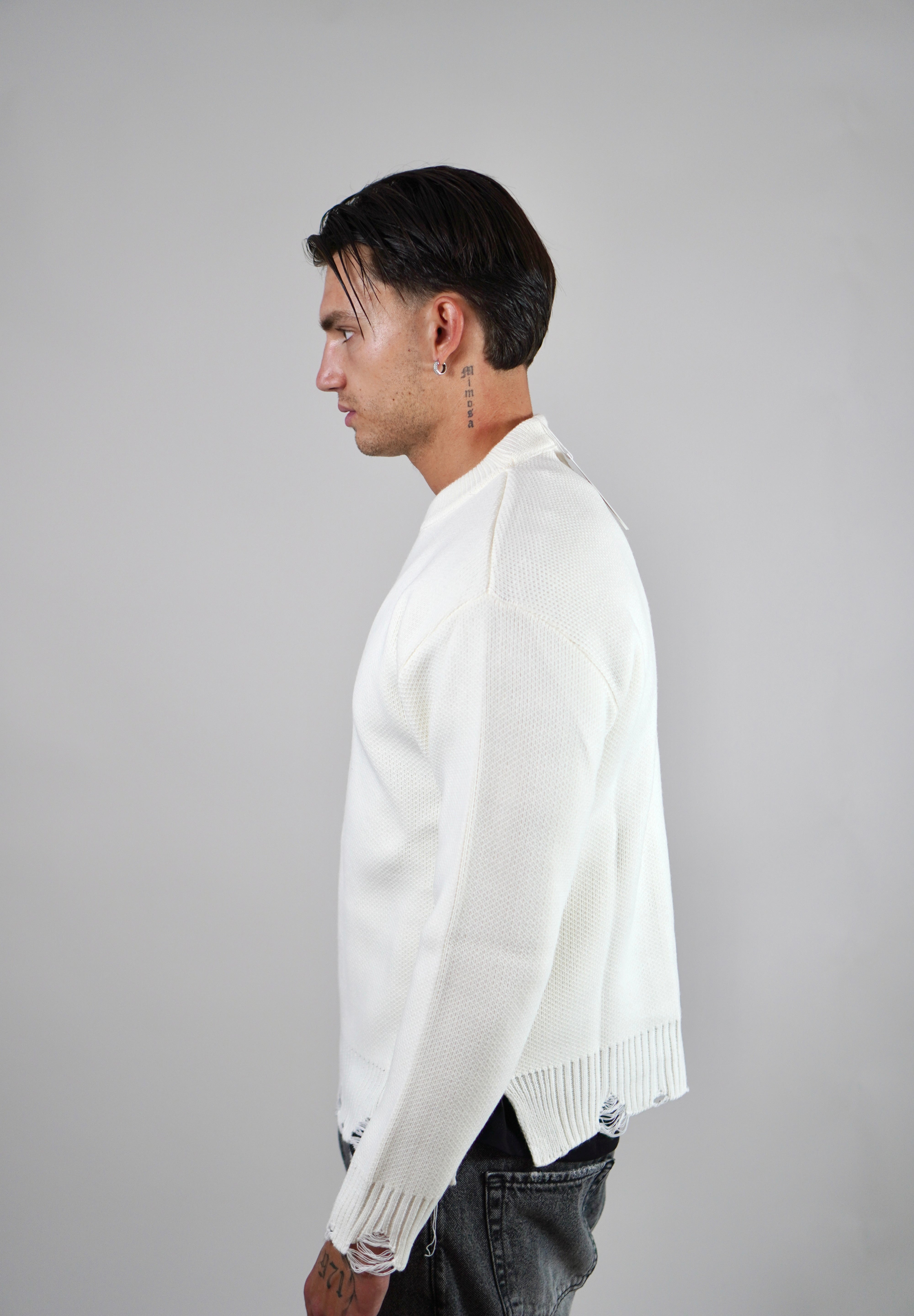 Maglione White Easy