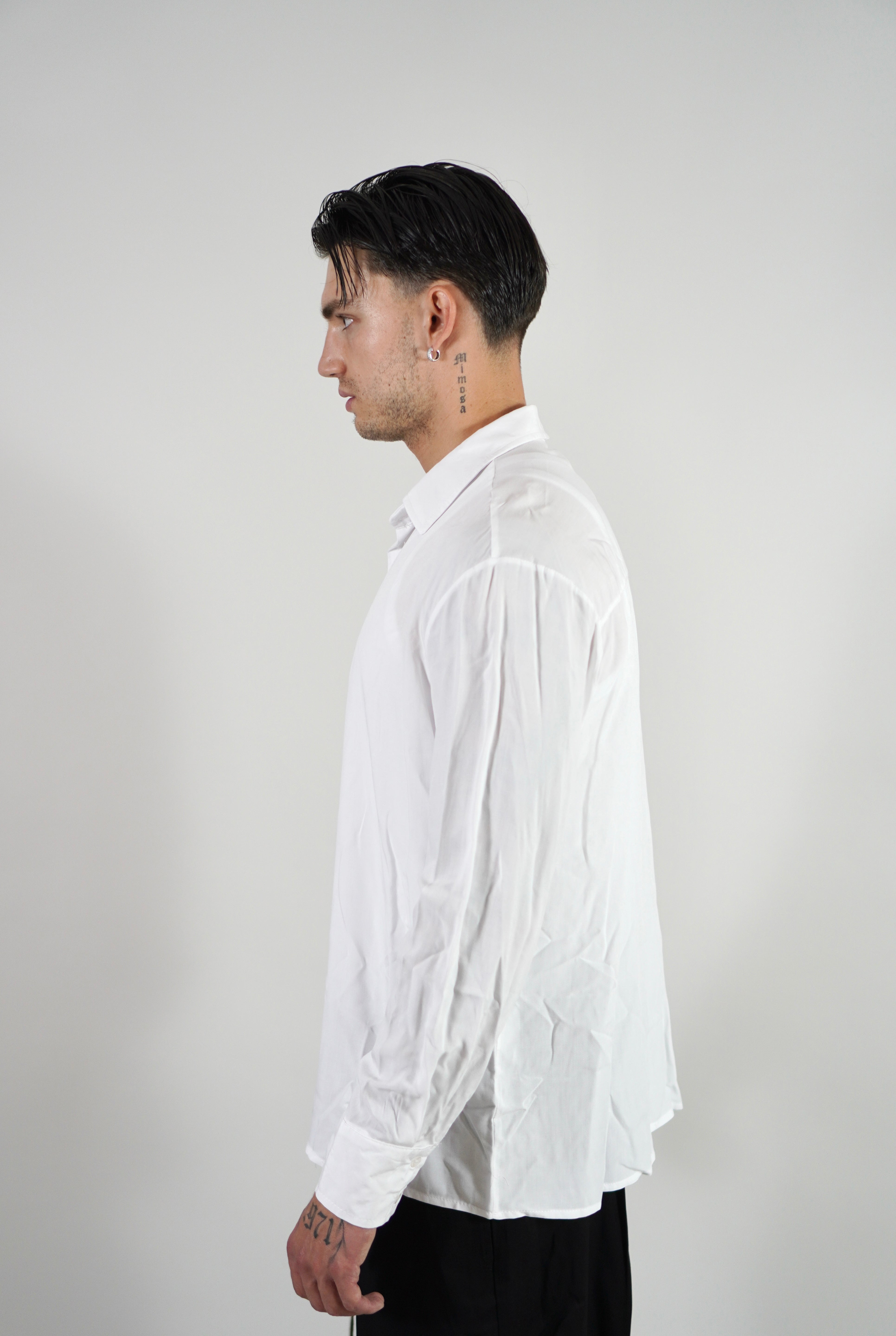 Camicia Simil Seta White