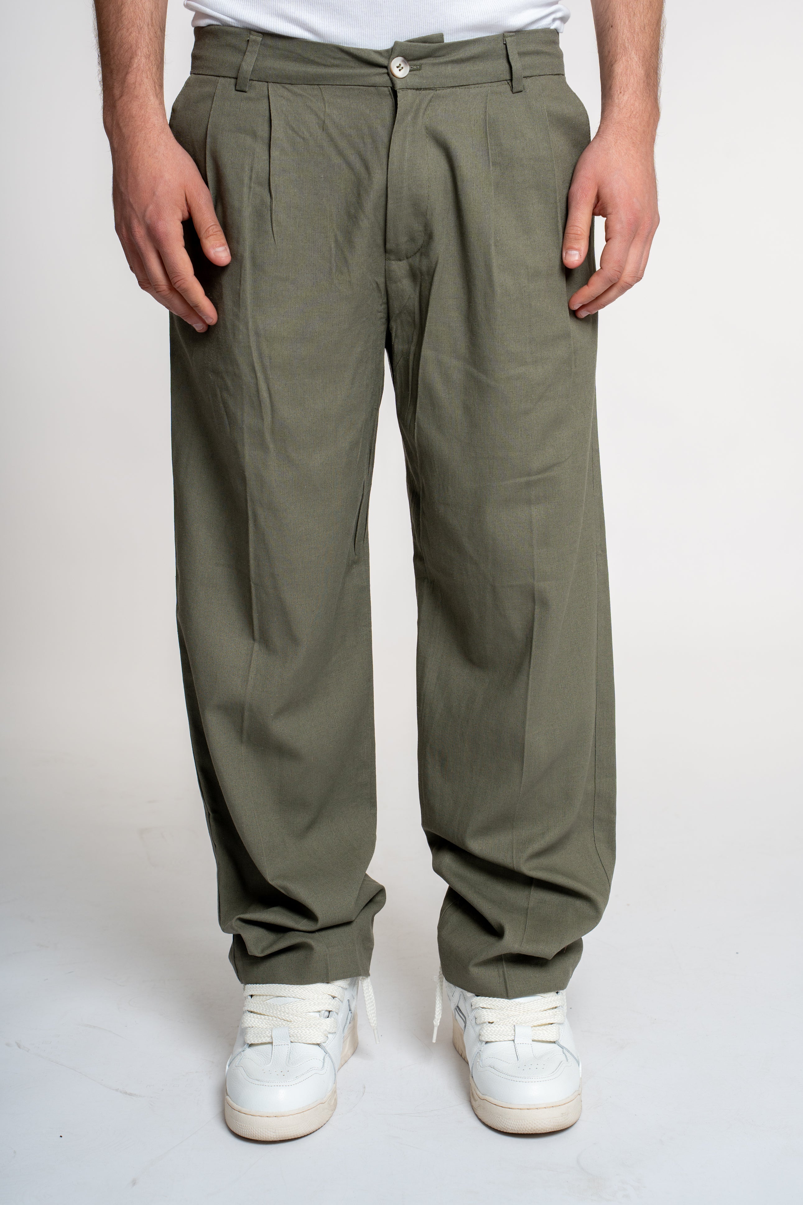 PantaBottone in Lino (5 colori)