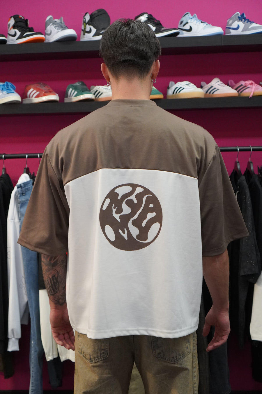 T-shirt Club Brown