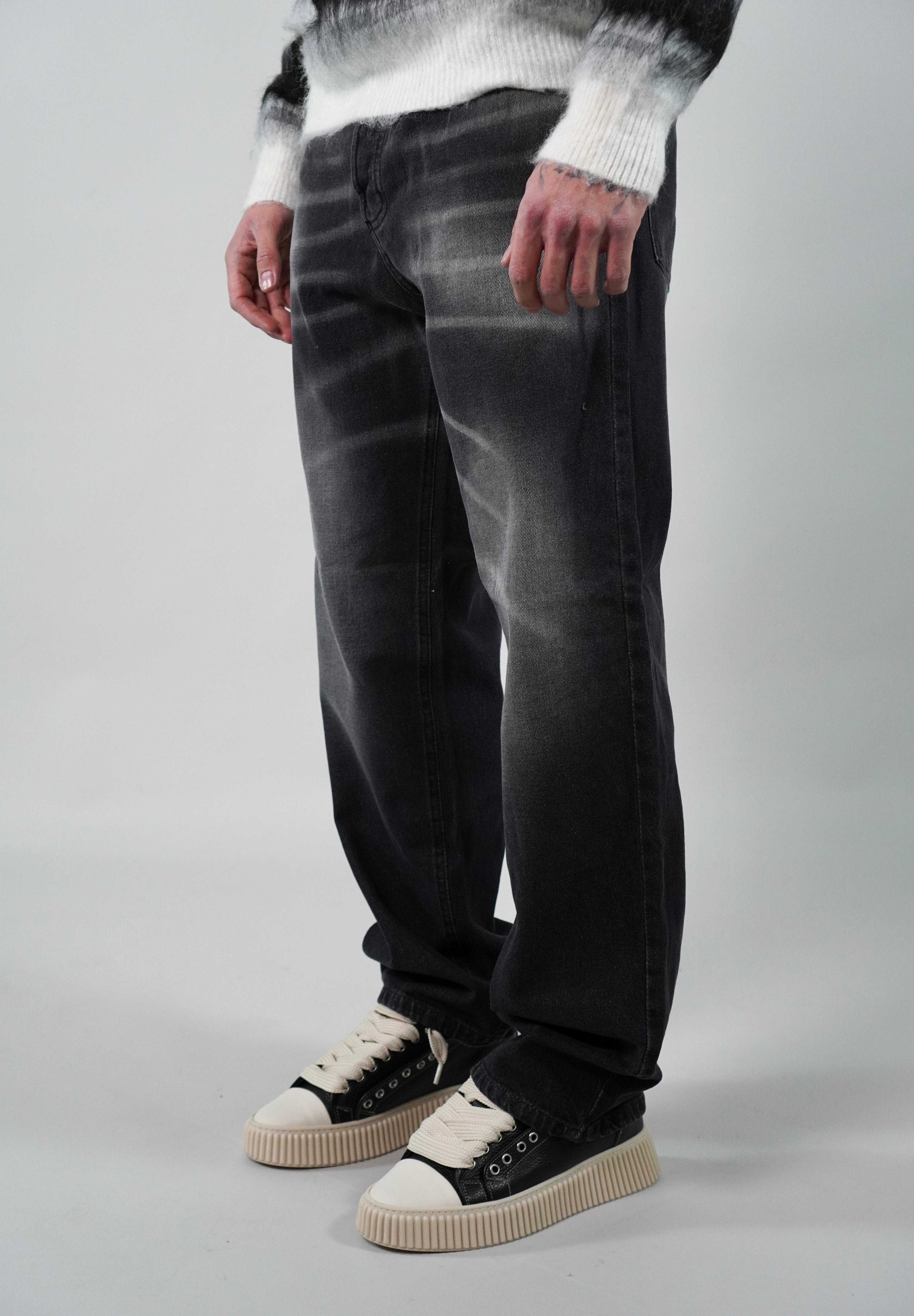 Jeans Baggy Gray Shade